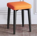 Leather Cushion Stool - Image 2